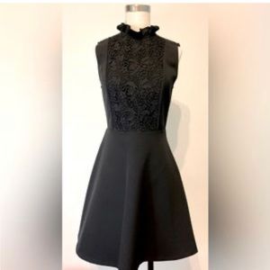 Zara Lace Front Cocktail Dress